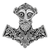 Sterling Silver Thor Hammer Pendant