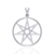 Large Sterling Silver Septagram Pendant