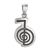 Sterling Silver Cho Ka Rei Reiki Pendant