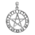 Sterling Silver Moon Phase Pentacle Pendant