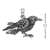 Sterling Silver Raven Pendant Sterling Silver Raven Pendant