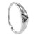 Narrow Sterling Silver Celtic Knot Triquetra Ring