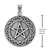 Large Celtic Pentagram Pendant Sterling Silver