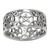 Sterling Silver Wide Filigree Pentacle Band Ring