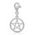 Sterling Silver Pentacle Clip Charm