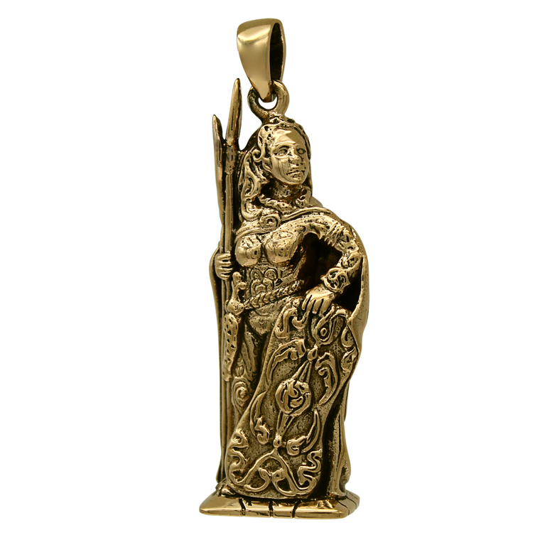 Bronze Morrigan Pendant