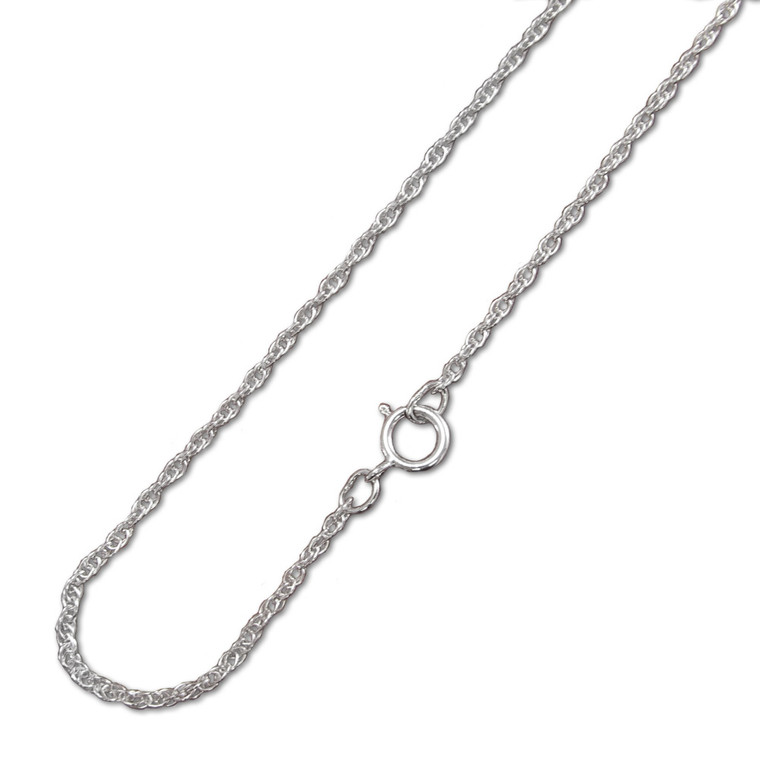 18 Inch Sterling Silver Rope Chain