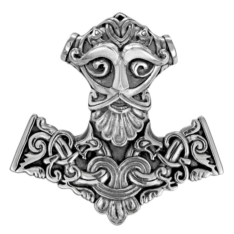 Sterling Silver Thor Hammer Pendant