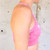 Bamboo Running Crop Top - Pink
