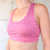 Bamboo Running Crop Top - Pink