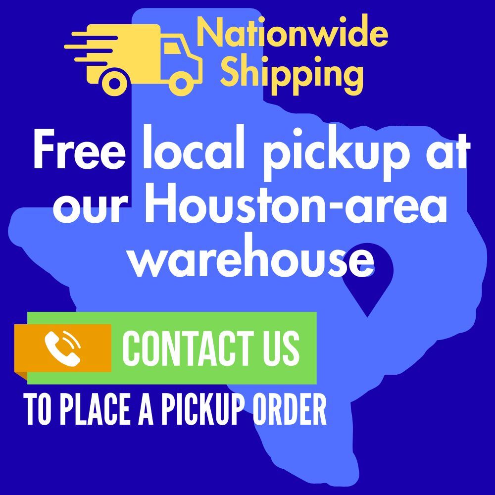 contact us for local pickup