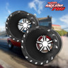 RaceStar Pro Forged Double Bead lock Wheel (EACH)  - 16X16 - 5.00" BC - 5.0" BS - Black