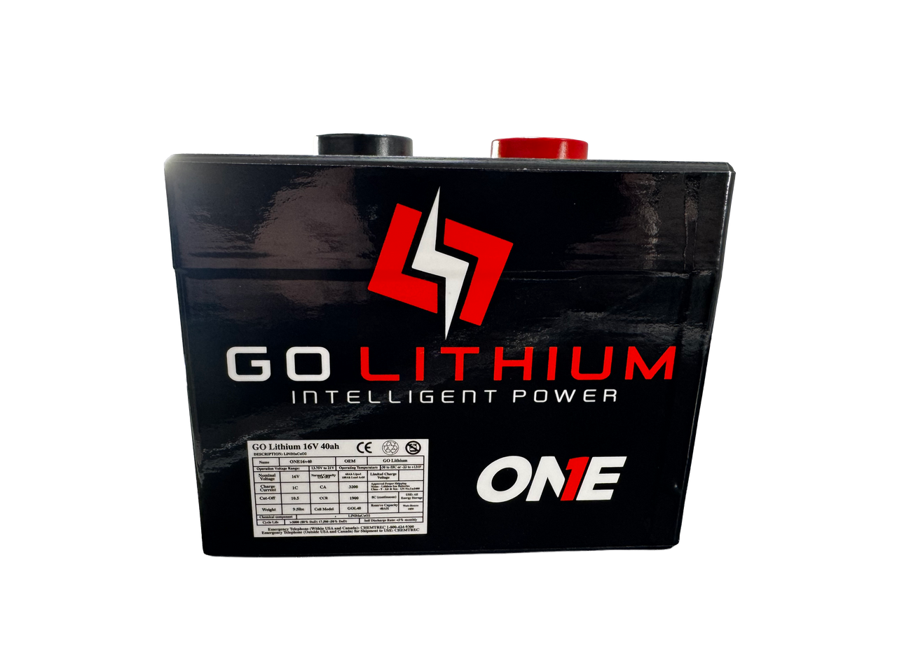 Go Lithium 16v ONE DRAG Racing Battery, 3200 Cranking Amps, 55 Amp Hours / WITH CHARGER  (Free Shipping)