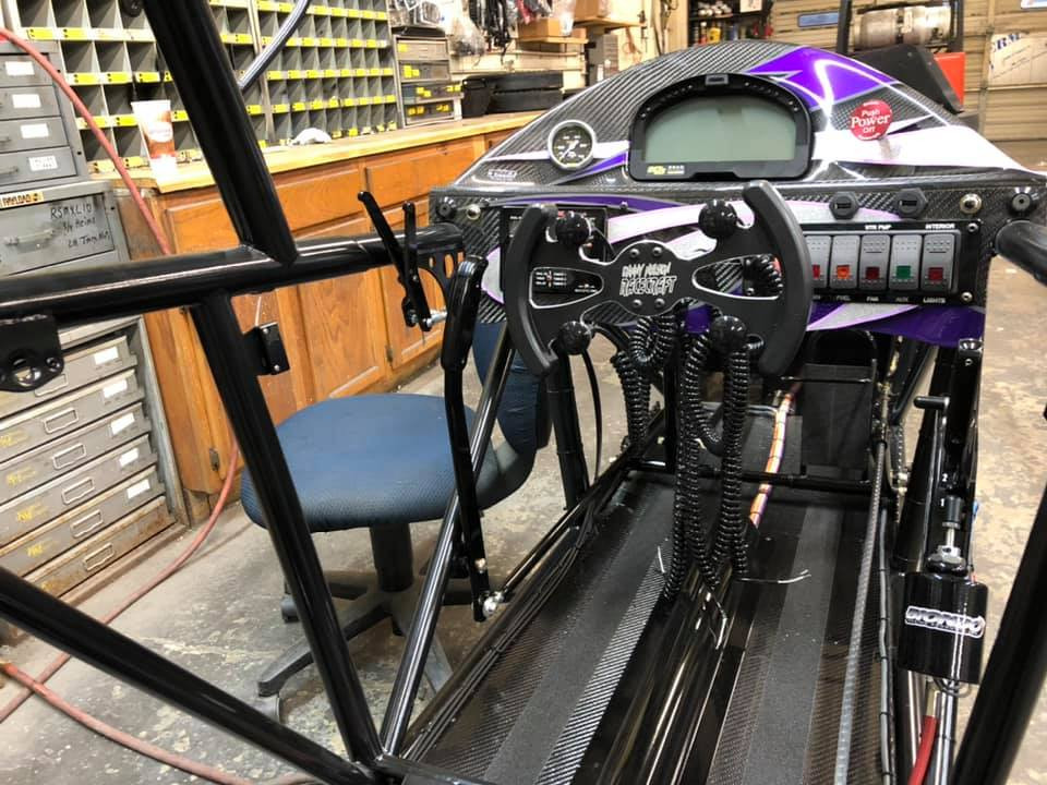 Carbon Fiber IQ3 Racepak Recessed Dash Racecraft Chassis