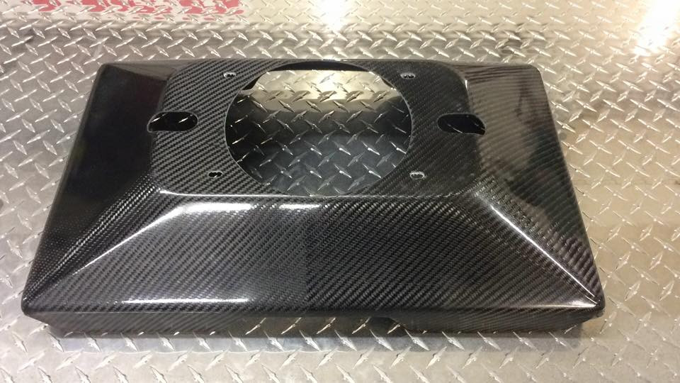4150 / 4500 3" Rise Carbon Fiber Scoop Tray Racecraft Chassis