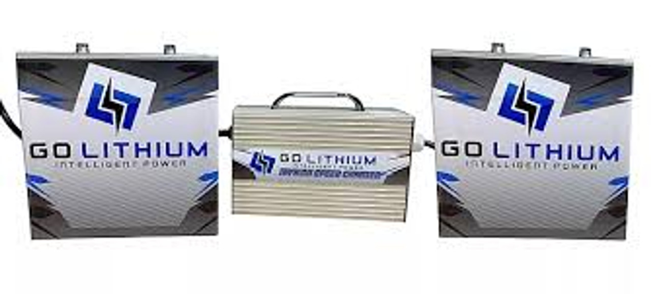 Go Lithium 12v Battery and Charger Package *Includes 2 Batteries and 1 Charger* (FREE SHIPPING)