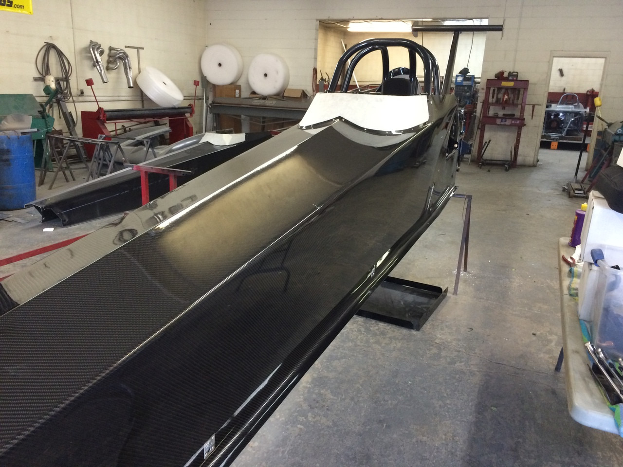 Danny Nelson Racecraft Chassis Dragster carbon body