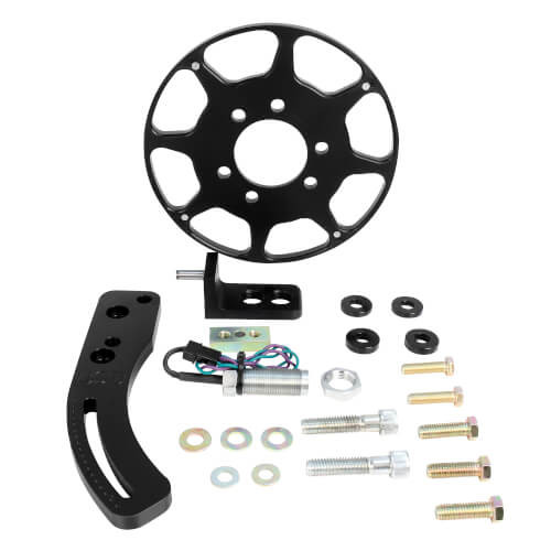 MSD 86103 Ignition Flying Crank Trigger Kit Small Block Chevy for 7" Balancer (86103)