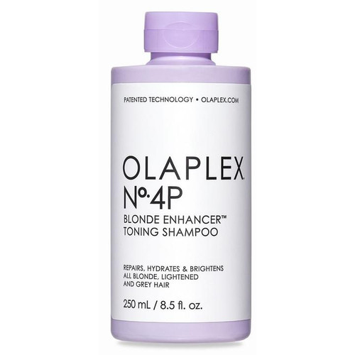 All Olaplex products contain patented technology, strengthening fragile bonds with every step of the routine for the healthiest hair possible. The best-selling shampoo, is now formulated to celebrate the beauty of blonde. Olaplex No.4 Bond Maintenance Shampoo cleanses while adding hydration and repair. The newest addition
to the family, Olaplex No.4-P maintains all the benefits of the original and deposits just the right amount of tone to neutralize any unwanted warmth between salon visits.