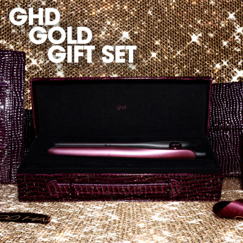 Check in to five-star hair this festive season with the ghd cherry chic collection - a limited edition line-up dressed in an alluring, statement cherry red. Whether you're heading off for a festive escape or simply bringing elevated beauty to your everyday, ghd Gold® professional advanced styler arrives with a luxurious travel-inspired case¹ designed to turn every styling session into a moment of indulgence.

ghd Gold®, is your go-to professional advanced styler for sleek, silky smooth, and healthier-looking hair. Equipped with innovative dual-zone technology, this hair straightener guarantees consistent heat distribution across both plates, maintaining the optimum 185˚C styling temperature with no extreme heat meaning you can achieve flawless results from root to tip while keeping your hair in better condition.

With ceramic floating plates coated in a luxurious high gloss finish, the ghd Gold® glides through your hair effortlessly, banishing frizz and delivering a polished, shiny finish that’s always Insta-ready. Whether you're going for a sleek straight look or playful curls and waves, the sleek rounded design with curved edges makes it super easy to switch up your style with less breakage².

For added peace of mind, ghd Gold® features an automatic sleep mode that powers off the styler after 30 minutes of non-use, plus a universal voltage and professional-length 2.7m cable—so you can style in comfort, wherever the season takes you. Finished with a protective plate guard and wrapped in ghd’s signature technology and design-led aesthetic, this is a limited edition essential that brings festive beauty to the forefront.

Gold standard of styling leaving hair instantly sleek & smooth¹ with 65% more shine² 