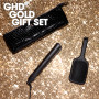 Check-in to polished perfection this festive season and indulge in the art of timeless styling with the ghd Gold® professional advanced styler festive gift set. Paired with the ghd All-Rounder Paddle Brush and a heat-resistant bag,¹ this luxurious set promises effortlessly sleek hair days with a five-star finish.
ghd Gold®, is your go-to professional advanced styler for sleek, silky smooth, and healthier-looking hair4. Equipped with innovative dual-zone technology, this hair straightener guarantees consistent heat distribution across both plates, maintaining the optimum 185˚C styling temperature with no extreme heat meaning you can achieve flawless results from root to tip while maintaining your hair's health. 
With ceramic floating plates coated in a luxurious high gloss finish,  ghd Gold® glides through hair effortlessly, and delivering a polished, shiny finish3 that’s always Insta-ready. Whether you're going for a sleek straight look or playful curls and waves, the sleek rounded design with curved edges makes it super easy to switch up your style with less breakage.²
Thoughtfully designed with convenience in mind, the ghd Gold® styler features a professional-length 2.7m cable, universal voltage, a protective plate guard and a sleep mode that automatically switches off after 30 minutes of non-use- offering ultimate peace of mind whether you're at home or away. It’s all wrapped in a refined heat-resistant bag for easy, stylish storage.¹
Complementing the styler is the ghd All-Rounder Paddle Brush - your go-to for detangling, smoothing and blow drying larger sections of hair with ease. Its broad flat base makes light work of creating sleek, straight styles with a polished finish.
Gold standard of styling leaving hair instantly sleek & smooth2,  65% more shine3 Check-in to polished perfection this festive season and indulge in the art of timeless styling with the ghd Gold® professional advanced styler festive gift set. Paired with the ghd All-Rounder Paddle Brush and a heat-resistant bag,¹ this luxurious set promises effortlessly sleek hair days with a five-star finish.
ghd Gold®, is your go-to professional advanced styler for sleek, silky smooth, and healthier-looking hair4. Equipped with innovative dual-zone technology, this hair straightener guarantees consistent heat distribution across both plates, maintaining the optimum 185˚C styling temperature with no extreme heat meaning you can achieve flawless results from root to tip while maintaining your hair's health. 
With ceramic floating plates coated in a luxurious high gloss finish,  ghd Gold® glides through hair effortlessly, and delivering a polished, shiny finish3 that’s always Insta-ready. Whether you're going for a sleek straight look or playful curls and waves, the sleek rounded design with curved edges makes it super easy to switch up your style with less breakage.²
Thoughtfully designed with convenience in mind, the ghd Gold® styler features a professional-length 2.7m cable, universal voltage, a protective plate guard and a sleep mode that automatically switches off after 30 minutes of non-use- offering ultimate peace of mind whether you're at home or away. It’s all wrapped in a refined heat-resistant bag for easy, stylish storage.¹
Complementing the styler is the ghd All-Rounder Paddle Brush - your go-to for detangling, smoothing and blow drying larger sections of hair with ease. Its broad flat base makes light work of creating sleek, straight styles with a polished finish.
Gold standard of styling leaving hair instantly sleek & smooth2,  65% more shine3