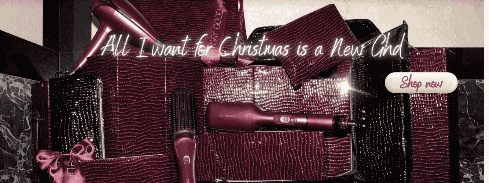 Professional GHD styling tool for smooth and shiny hair – eCommerce product photo