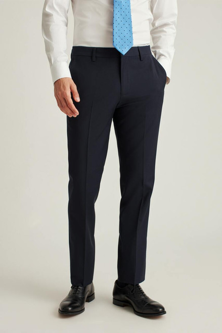 Italian Performance Suit Pant SUITG00144-mason solid navy