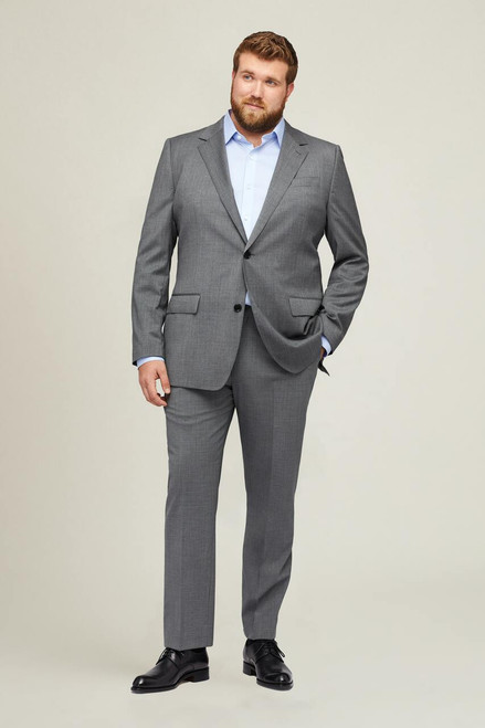 Jetsetter Stretch Wool Suit Jacket Extended Sizes SUITG00145-grey