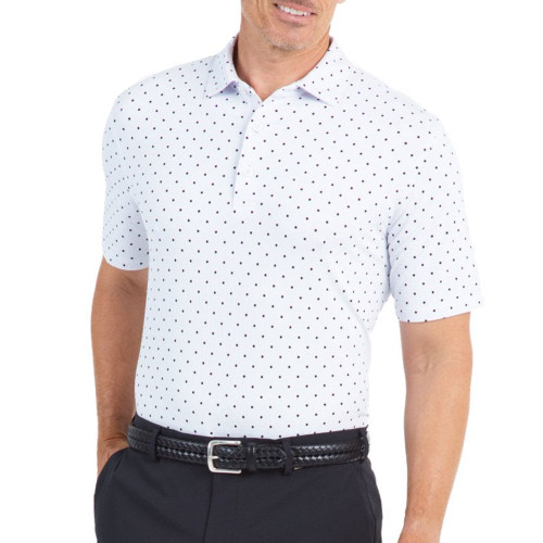 IBKUL Short Sleeve Polo - Polka Dot 32691