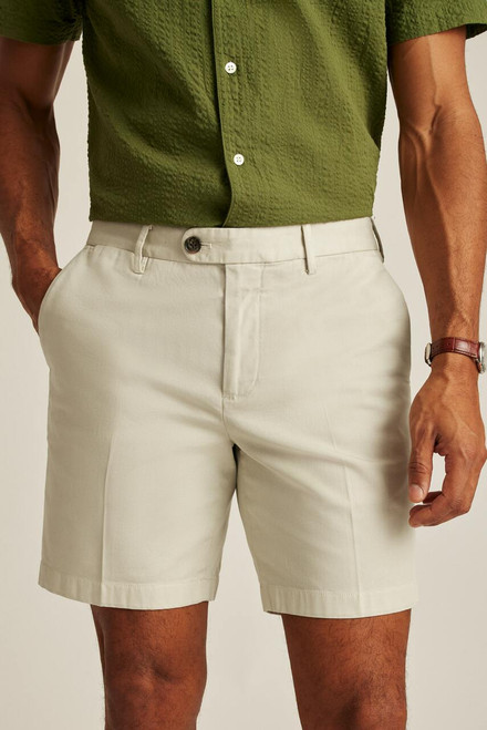 Italian Stretch Chino Shorts SHORT00092-grey beige