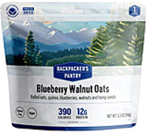 Backpacker's Pantry Blueberry Walnut Oats Vegan - 1 Serving 4826