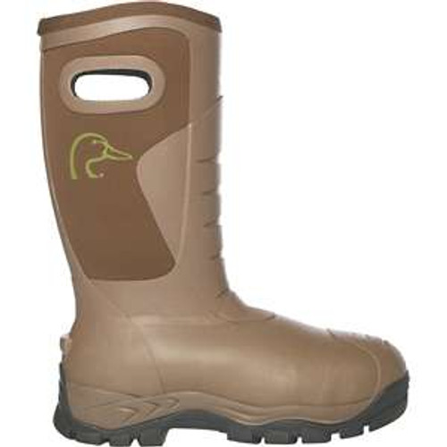 Men's Itasca Ducks Unlimited Ash 1600G Rubber Boots 25593-9542010