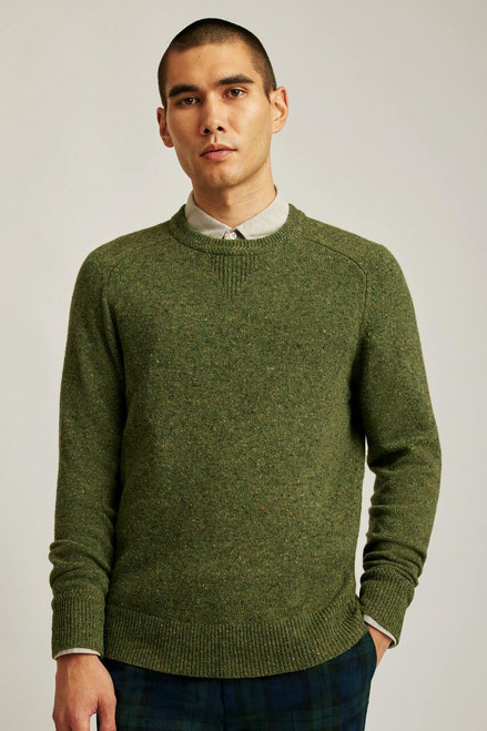 Donegal Crew Neck Sweater SWTER00449-moss green