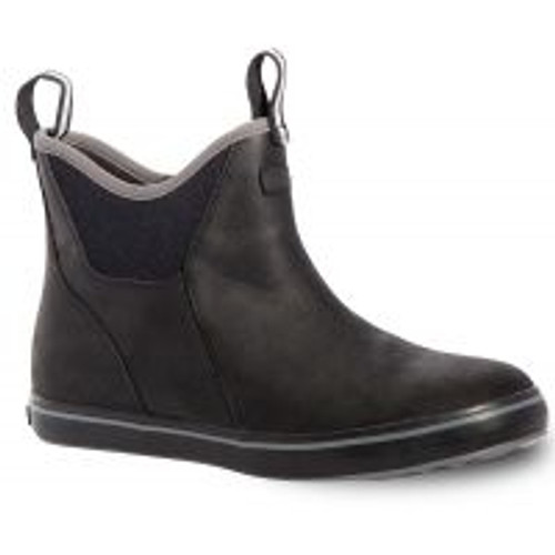 Xtratuf Mens Leather Ankle Deck Boots - Black - 11 9686ae684e2d55e136022d38337a3e35
