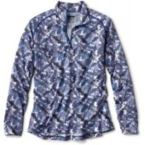 Orvis Dri-Release Quarter Zip Shirt - True Blue - Large b0a86b1d8888b211be2b3c00a68cabe4