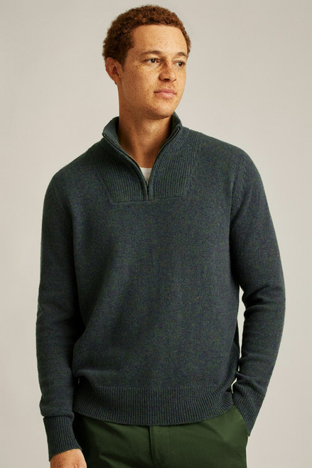 Chanteclair Half-Zip Sweater 25920-cosmic blue