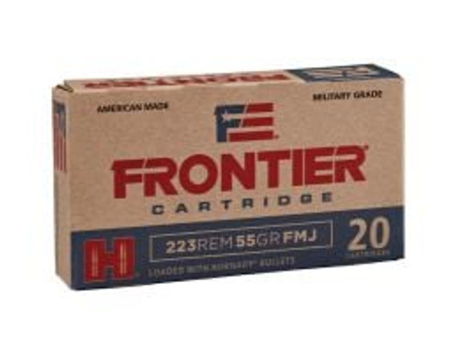 Hornady Frontier 55 gr Full Metal Jacket .223 Rem Ammo, 20/box - FR100 product-44203