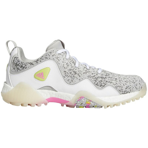 Codechaos 21 Golf Shoes for Women Medium White-Screaming Pink-Grey Two a517d474-c927-419e-813e-82b2a136046e