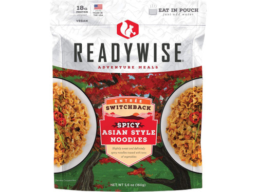 ReadyWise Switchback Spicy Asian Style Noodles Freeze Dried Food 598694