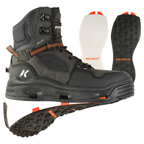 Korkers Terror Ridge Felt/Kling-On Wading Boots for Men 2980164