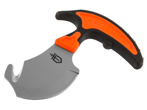 Gerber Vital Skin & Gut Fixed Blade Knife 2.8" Ulu 7Cr17MoV Stainless Blade Polypropylene Handle Black/Orange 281594