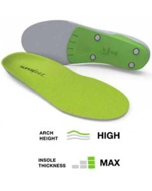 Superfeet All-Purpose Wide-Fit Support Insoles (WideGreen) 18194