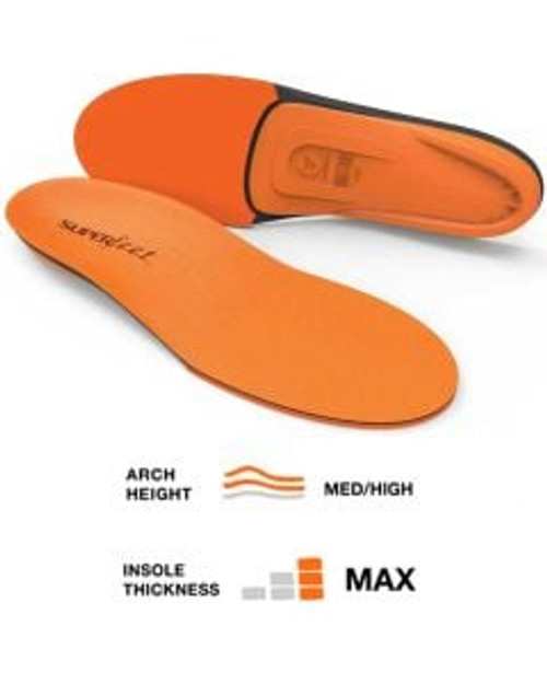 Superfeet All-Purpose High Impact Support Insoles (Orange) 18198