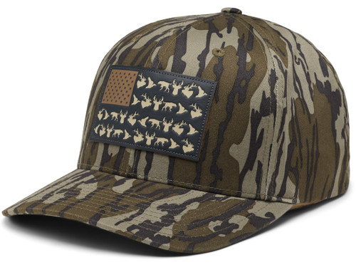 Columbia PHG Game Flag 110 Snap Back Hat Mossy Oak Bottomland One Size Fits Most 391992