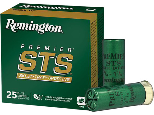 Remington Premier STS Low Recoil 12 Gauge Ammo 2-3/4" #7-1/2 Lead Shot 1-1/8 oz Box of 25 728482