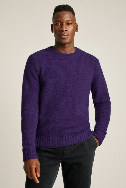 Wool Alpaca Sweater 7809-electric violet