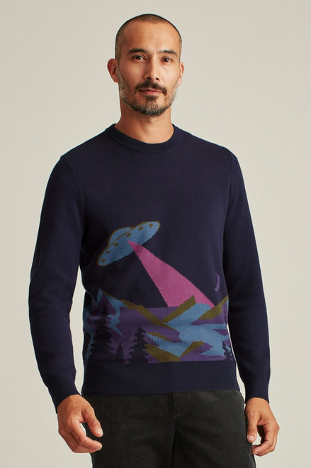 Limited Edition Sweater SWTER00441-purple navy abduction