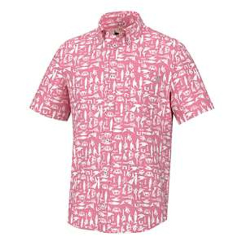 Men's Huk Batiki Kona Button Up Shirt 840885-H1500199