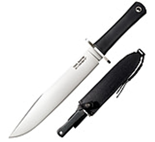 Cold Steel San Mai Trail Master Fixed Blade Knife w/Kraton Handle &amp; Cordura Sheath 2953