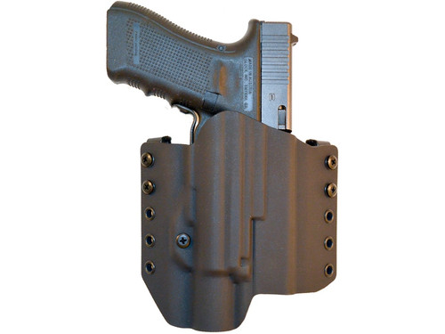 Comp-Tac Warrior OWB Holster Left Hand for Glock 17 Gen 5 with Streamlight TLR-1/HL Weapon Light Kydex Black 557506